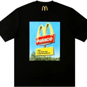 Palace McDonald's collaboration Tshirt NWT